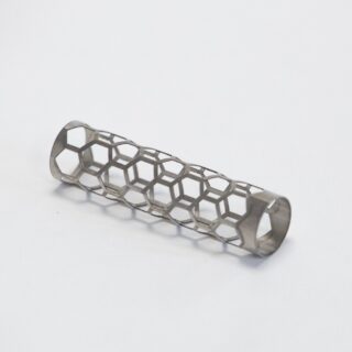 Laser cut stainless steel micro tube